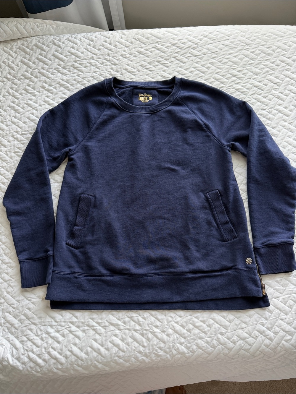Women’s Lilly Pulitzer Luxletic Navy Crewneck Sweatshirt